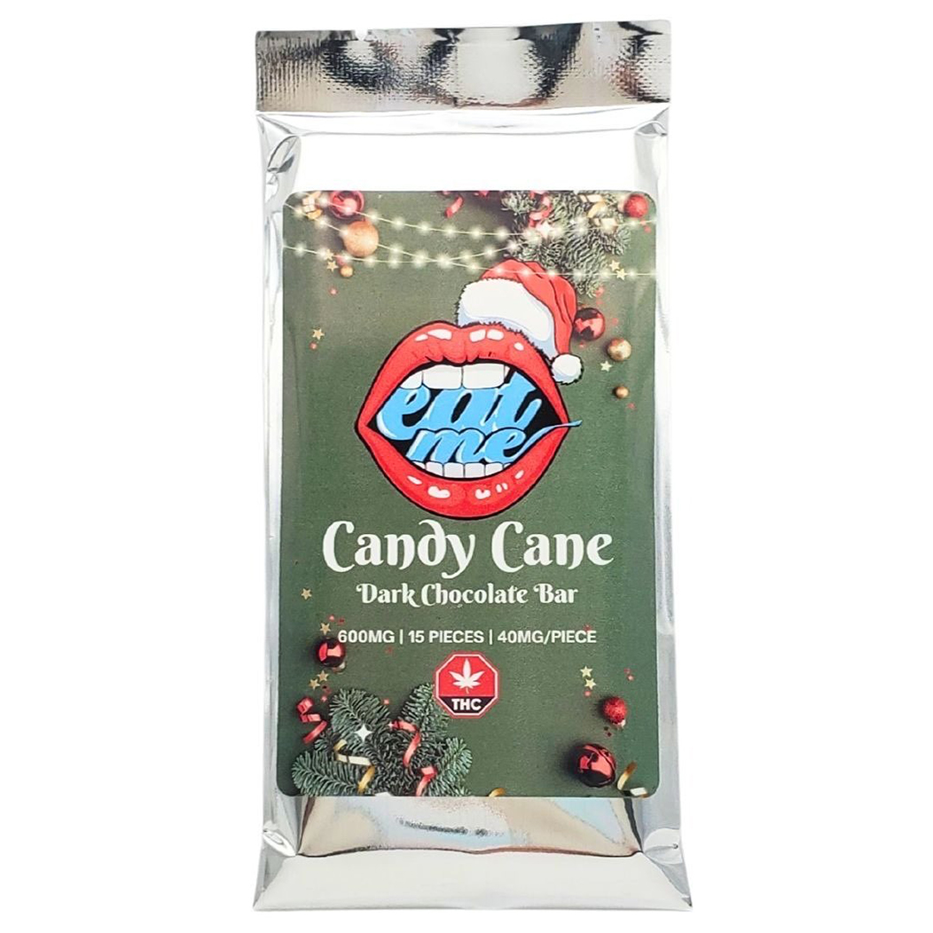 Candy Cane THC-Riegel – Dunkle Schokolade